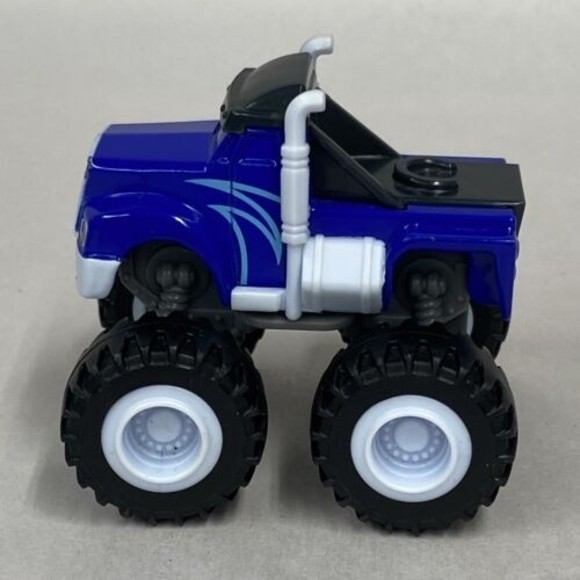 Blaze and the Monster Machines Crusher Blue Truck Toy Car Kids Tv Show - read - Picture 5 of 11